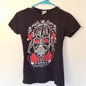 Darth Vader Roses Tee Shirt Star Wars
